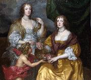 Anthony Van Dyck Lady Elizabeth Thimbelby and her Sister china oil painting artist